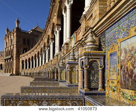 Plaza Espagna, Andaloucia, Sevilla