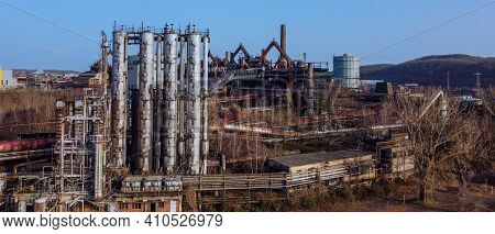 Old Factory Site In Germany - World Heritage Site - Aerial View