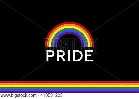 Lgbtq Multicolored Rainbow Flag. Original Color Symbol Of Gay Pride Concept Background, High Resolut