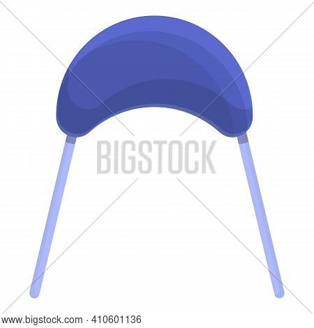 Circuit Resistor Icon. Cartoon Of Circuit Resistor Vector Icon For Web Design Isolated On White Back