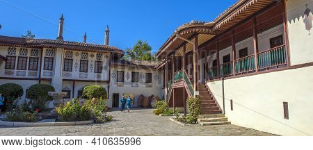 The Khan's Palace. It Was Built In The 16Th Century, Decorated In Traditional Crimean Tatar Style. L