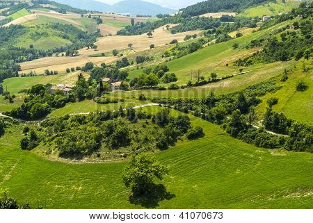 Marches landschap
