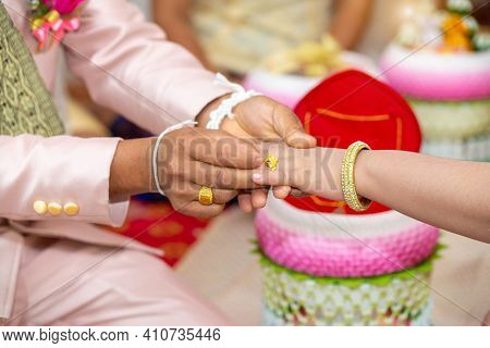 Wedding Dowry, The Dowry Marriage In Thailand, Thailand Wedding, Ceremony.