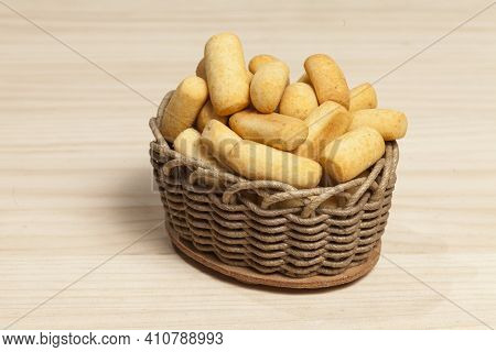 Traditional Colombian Gastronomy Of Achiras Del Huila Snacks.