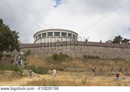Sevastopol, Crimea, Russia - July 28, 2020: Building Of The Diorama 