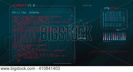 Hud Interface Elements With Part Of The Code Fortran.