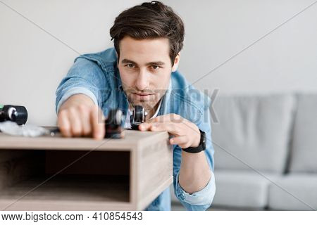 Job From Home, Carpentry, Handyman Collects Desk And Work During Covid-19 Lockdown, New Online Order