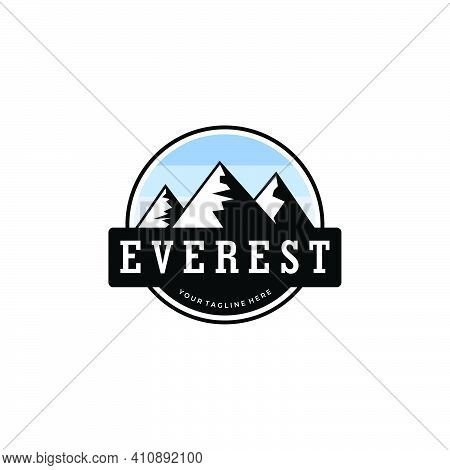 Mountain Adventure Wild Logo Vector Illustration Design Vintage Emblem