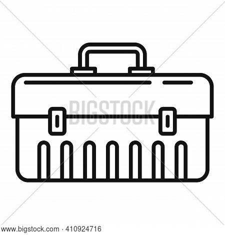 Car Service Tool Box Icon. Outline Car Service Tool Box Vector Icon For Web Design Isolated On White