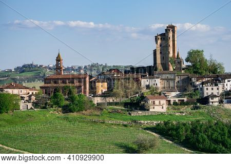 View Of The Beautiful Serralunga D'alba Castle