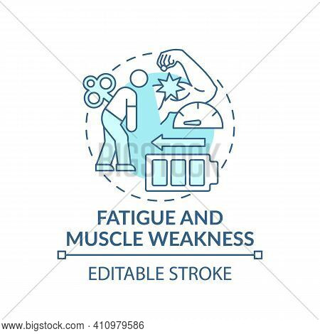 Problems With Sleeping Concept Icon. Feeling Of Tiredness And Exhaustion Idea Thin Line Illustration