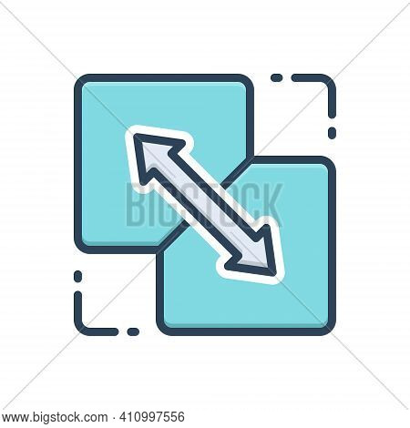 Color Illustration Icon For Combine Integrate Interlocking Modulate Harmonize Add Link Connect Attac