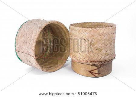 Thai Traditional Wooden Rice Box
