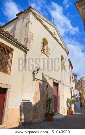 Church of St Pietro. Rodi Garganico. Puglia. Italy.