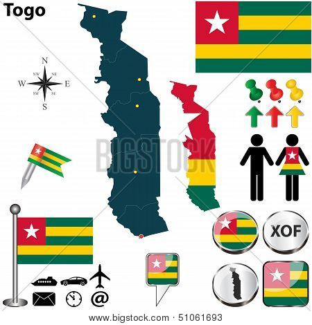 Map Of Togo