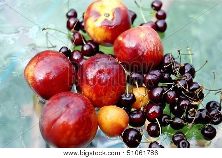 Cherry And Peach