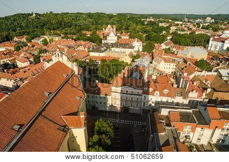Lithuania. Vilnius Old Town in the summer