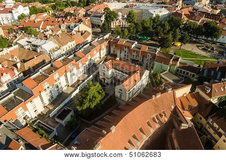 Lithuania. Vilnius Old Town in the summer