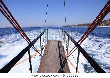 Gangplank Of The Sailboat