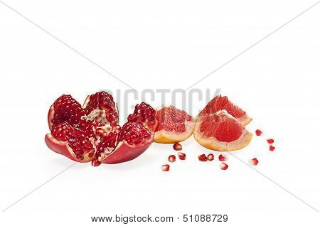Pomegranate And Grapefruit