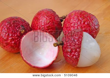 Litchi frugt