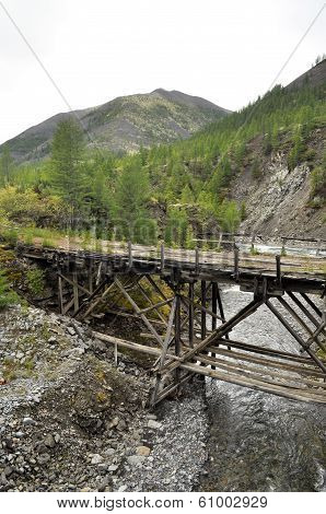 The Old Bridge In The Mountains.