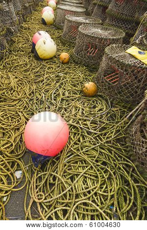 Lobster Pots And Associated Equipment