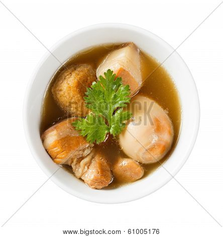 Sweet Pot Stewed Streaky Pork And Egg With Five Spices