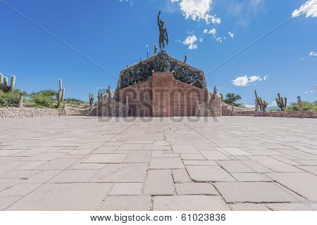 Independence Heroes In Humahuaca, Argentina.