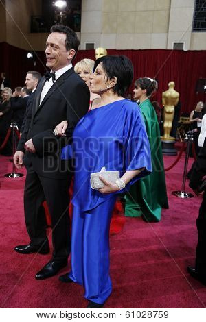 LOS ANGELES - MAR 2:: Liza Minelli  at the 86th Annual Academy Awards at Hollywood & Highland Center on March 2, 2014 in Los Angeles, California