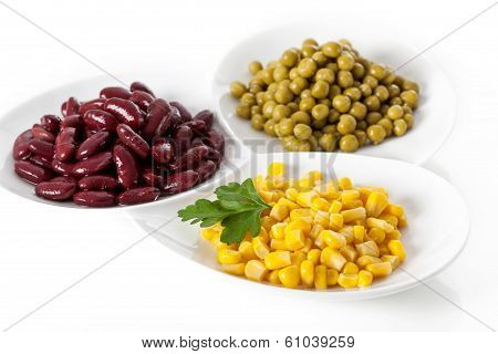 Vegetables Served On A Plate