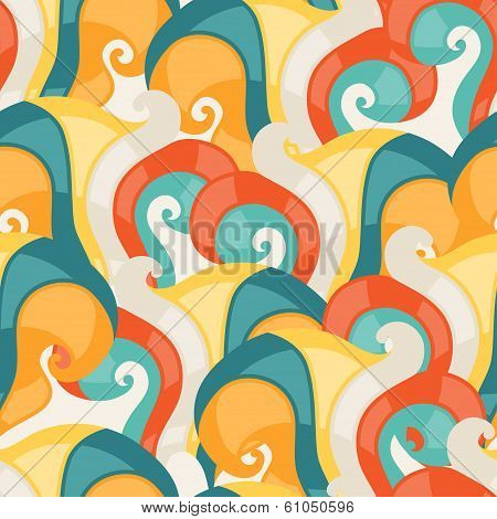 Abstract seamless swirl pattern.