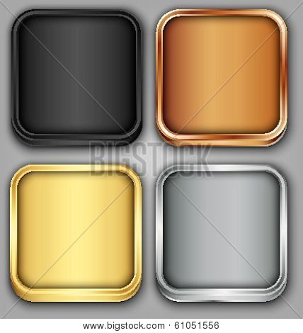 App Icons Set, App Icons Vector Illustration