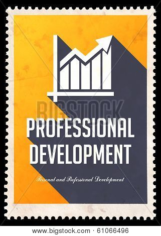 Professional Development on Yellow in Flat Design.