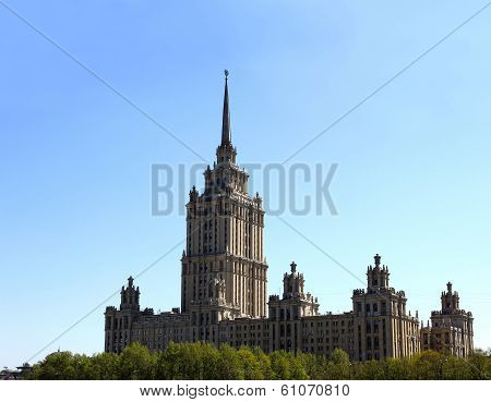 Moscow Skyscraper Of The Soviet Period