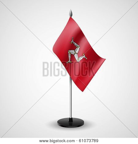 Table flag of Isle of Man