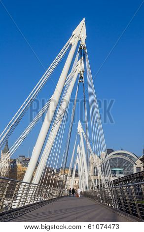 Hungerford Bridge In London