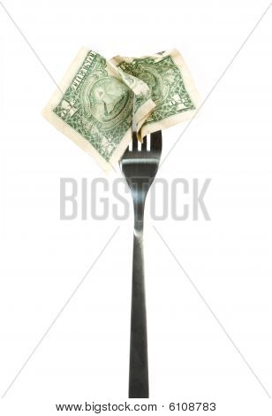 Fork With Money