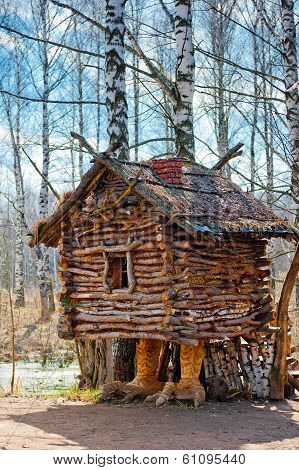 Wooden House Fairy Grandmother Yaga