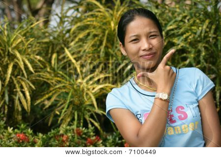 young asia woman