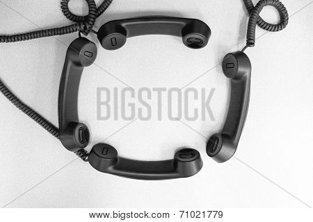 Conference Call theme using phone headsets