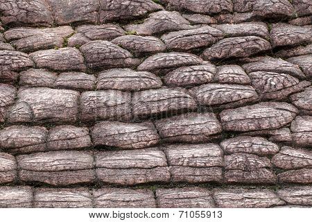 Sun Crack Rocks At Phu Hin Rongkla National Park, Phitsanulok, Thailand