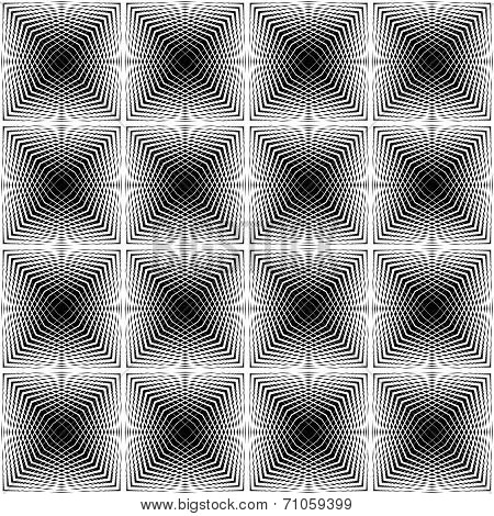 Design Seamless Square Trellised Pattern