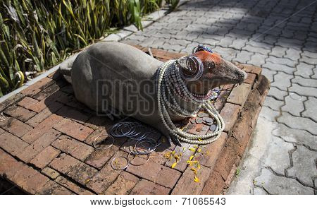 Rat Statue