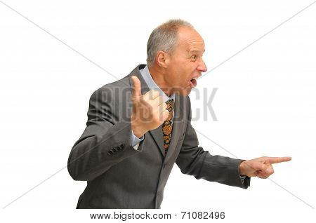 Angry Businessman