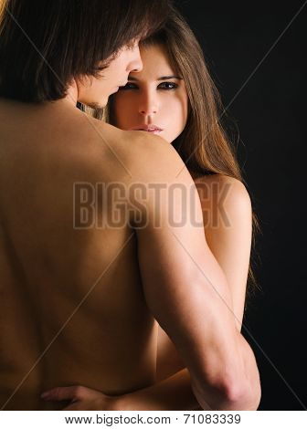 Young Couple Holding Each Other