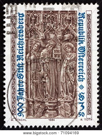 Postage Stamp Austria 1984 Werner Von Reichersberg Family