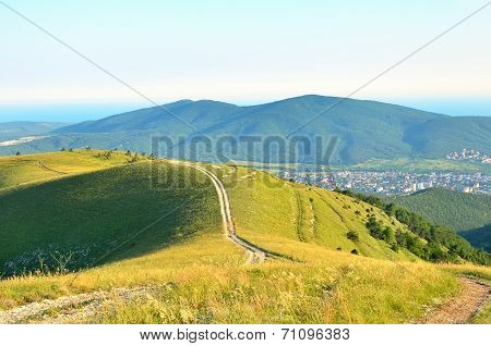Caucasus Mountains In Summer