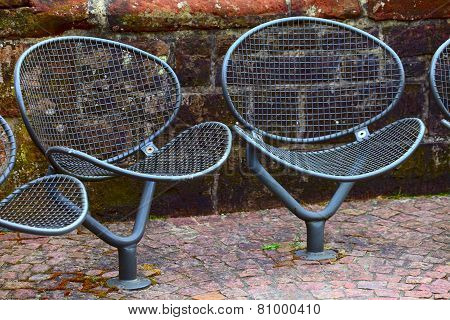 Metal chairs