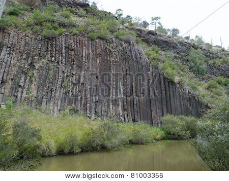 The Australian organ pipes national park